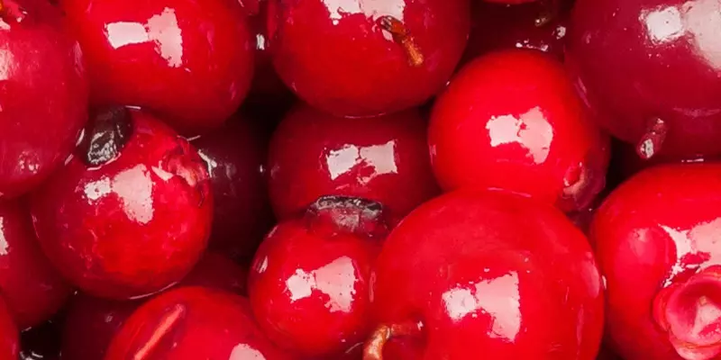 Detail-Ansicht von Cranberries