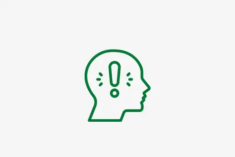 Icon Kopf Angst