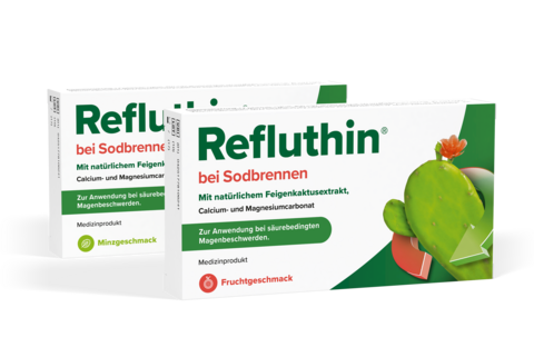 Packungen Refluthin® Frucht und Minze