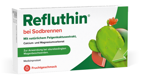 Packungsabbildung Refluthin Frucht