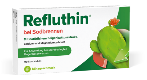 Packungsabbildung Refluthin Minze