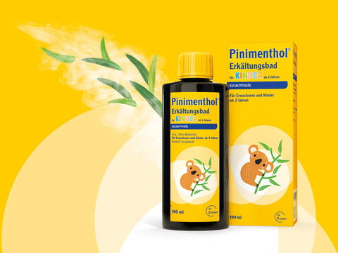 Packshot Pinimenthol Erkältungsbad für Kinder