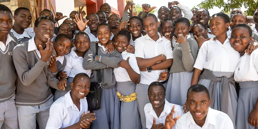 Schüler der St. Ignatius-Schule in Malawi