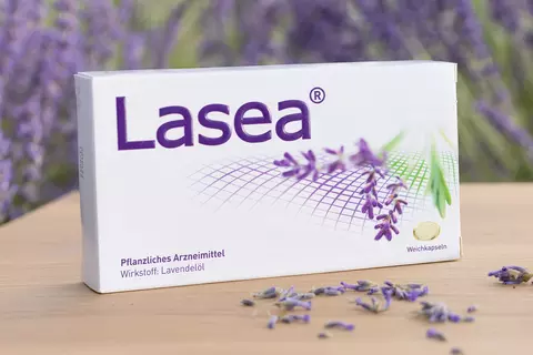 Lasea Packung mit Lavendelblüten