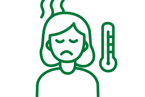 Grafik leichtes Fieber