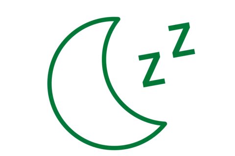 Grafik Schlaf und Ruhe