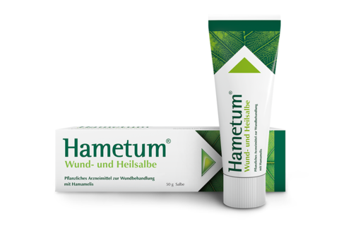 Packungsabbildung Hametum Wund- und Heilsalbe