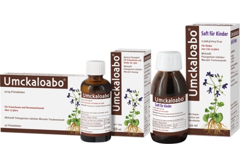 Produktfamilie von Umckaloabo®