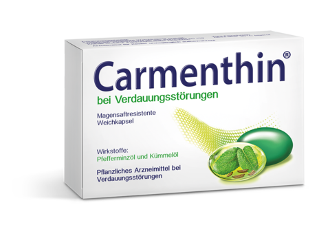 Packung Carmenthin freigestellt