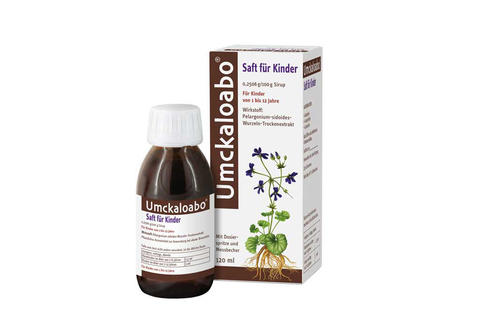 Packungsabbildung Umckaloabo Saft für Kinder
