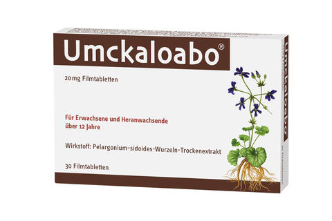 Packungsabbildung Umckaloabo Tabletten