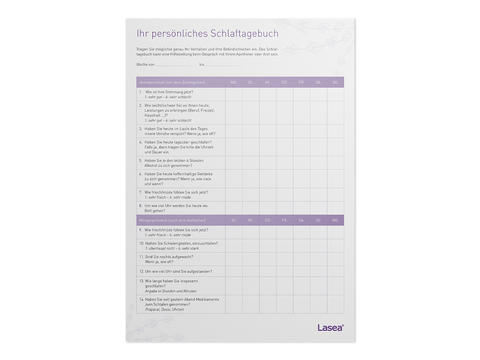 Lasea Schlaftagebuch