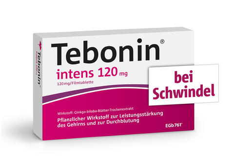 Packungsabbildung Tebonin® intens bei Schwindel
