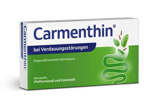 Packung Carmenthin freigestellt