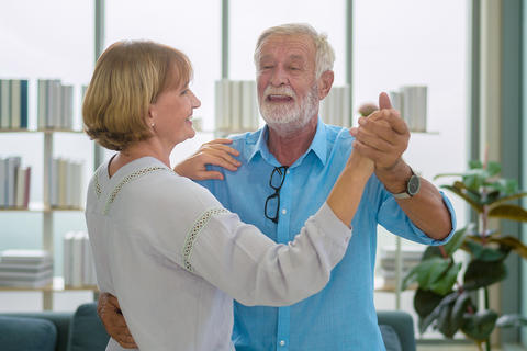 Tanzendes älteres Paar