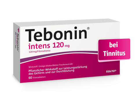 Packungsabbildung Tebonin® intens bei Tinnitus