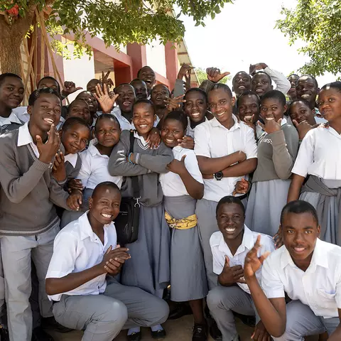 Schüler der St. Ignatius-Schule in Malawi
