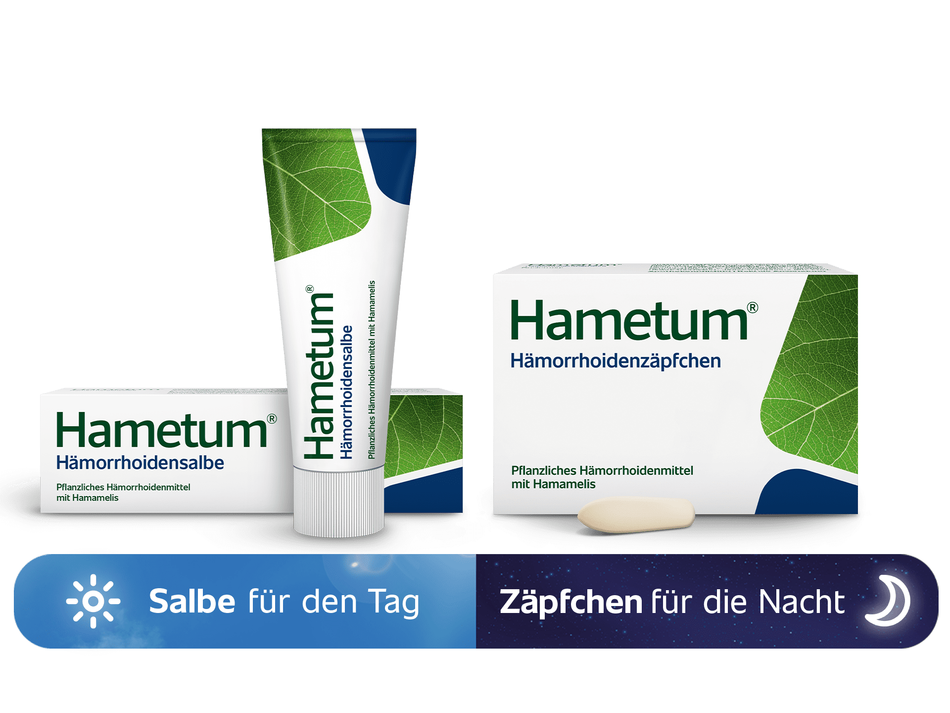 Hametum Hämorrhoiden-Set: Hämorrhoidensalbe und -zäpfchen